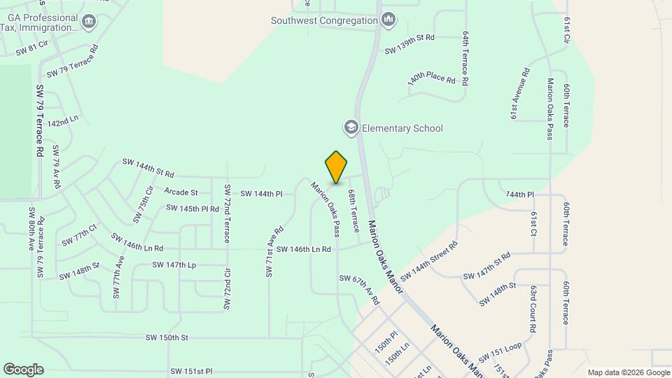 6918 SW 144th Ln Map and Location Details