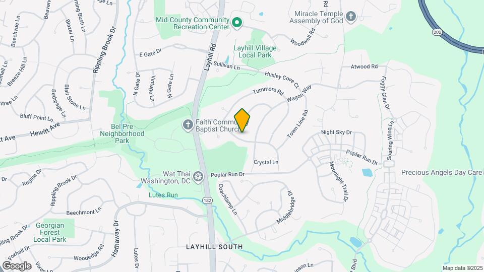 13625 Middlevale Ln Map and Location Details