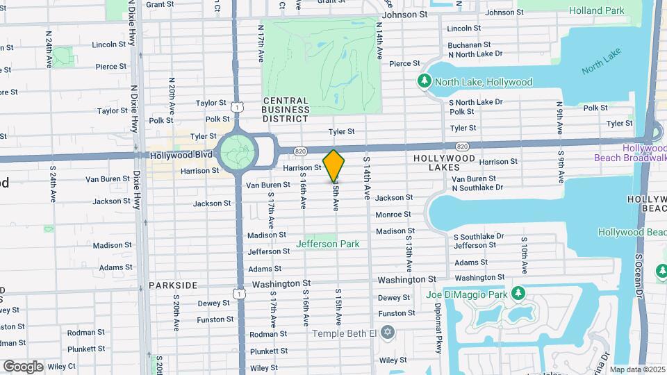 1500 Van Buren St Mapa y Detalles de la Ubicación