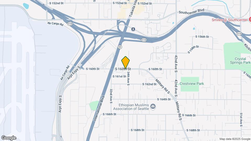 3249 S 160th St Map and Location Details
