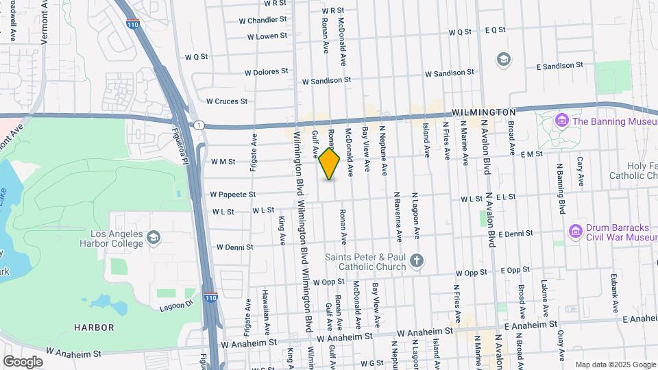 1231 Ronan Ave Map and Location Details