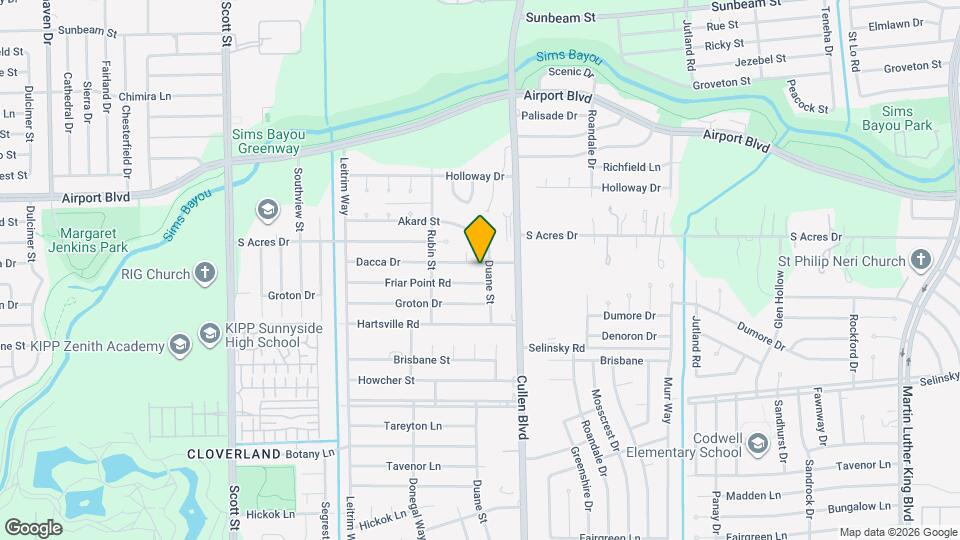 4418 Dacca Dr Map and Location Details