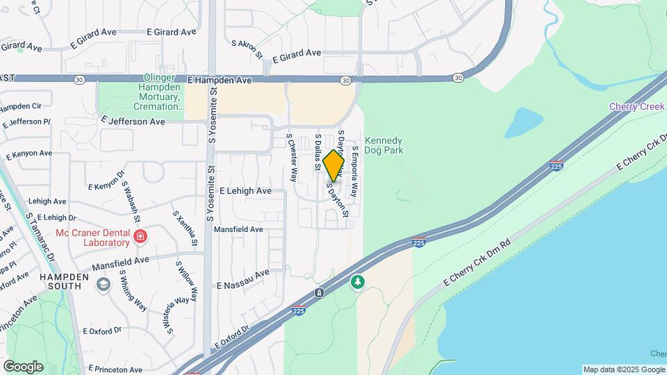 3784 S Dayton St Map and Location Details