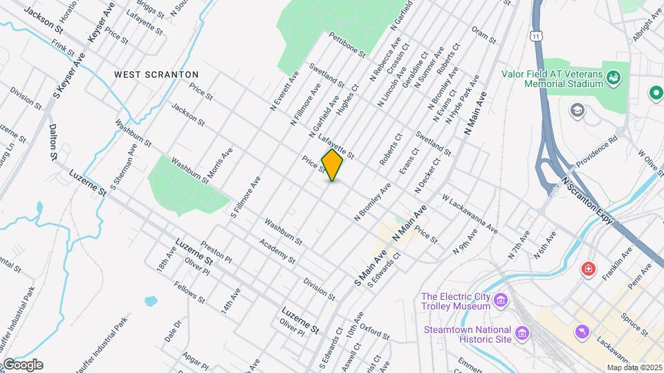 126 N Lincoln Ave Map and Location Details