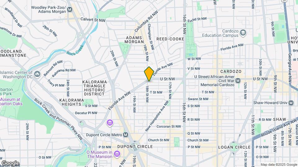 1933 18th St NW Map and Location Details