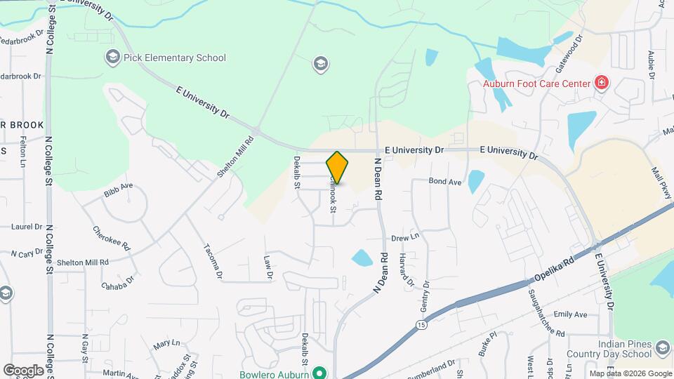 1098 Chinook St Map and Location Details