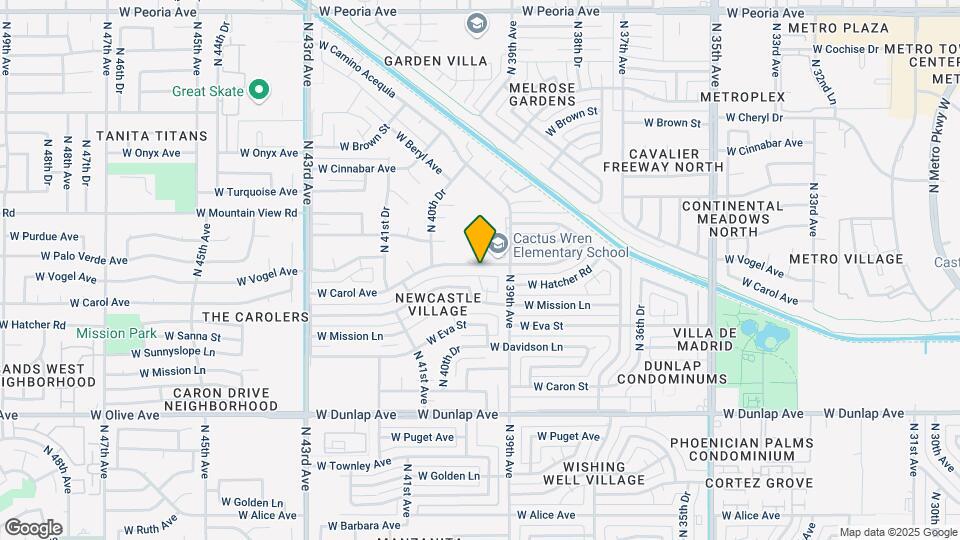 3933 W Carol Ave Map and Location Details