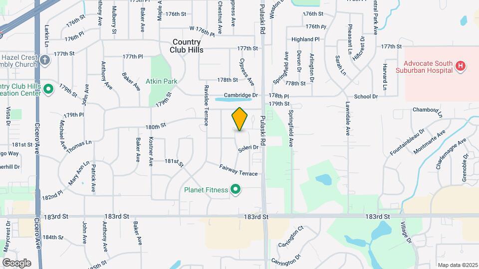 18003 Greenview Terrace Map and Location Details