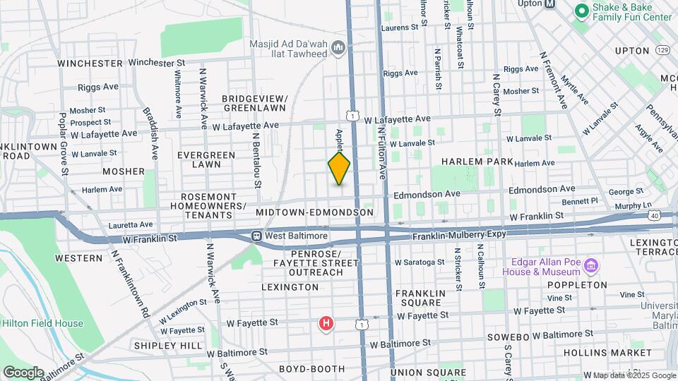 600 Appleton St Map and Location Details