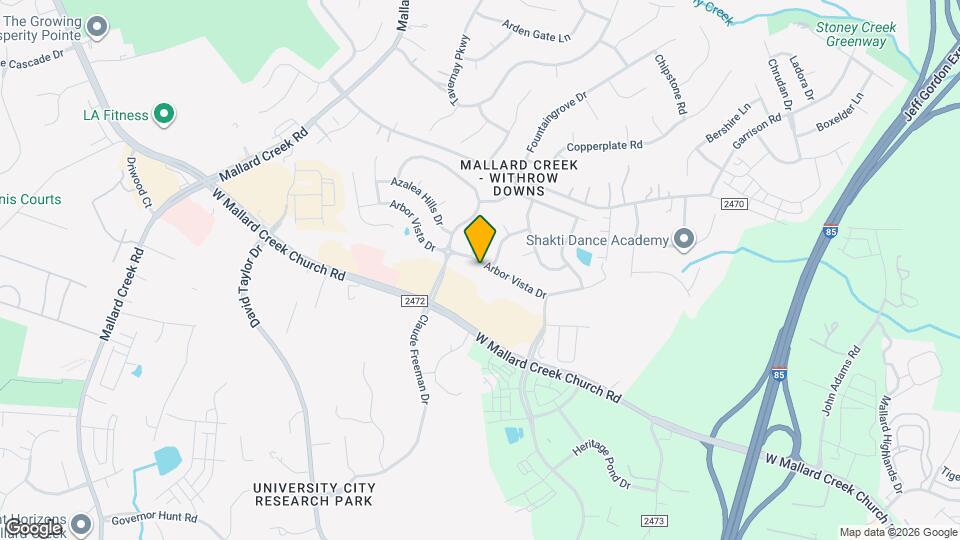 Room in House on Arbor Vista Dr Map and Location Details