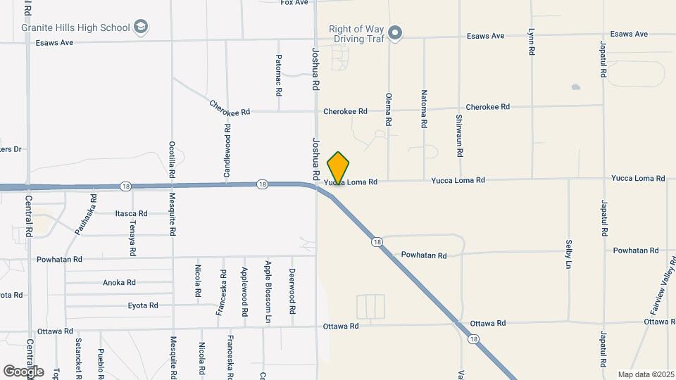 23330 Yucca Loma Rd Mapa y Detalles de la Ubicación