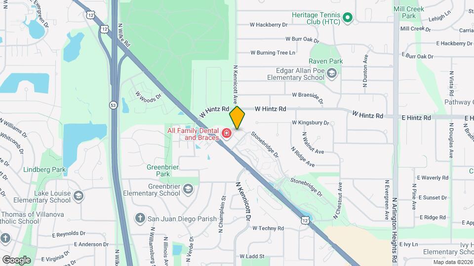 943 W Essex Pl Map and Location Details