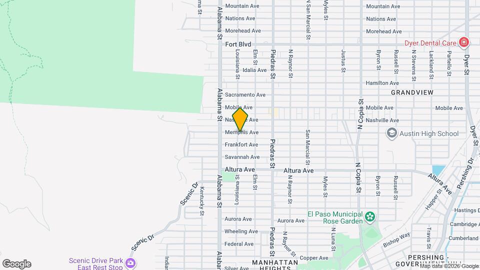 2700 Memphis Ave Map and Location Details