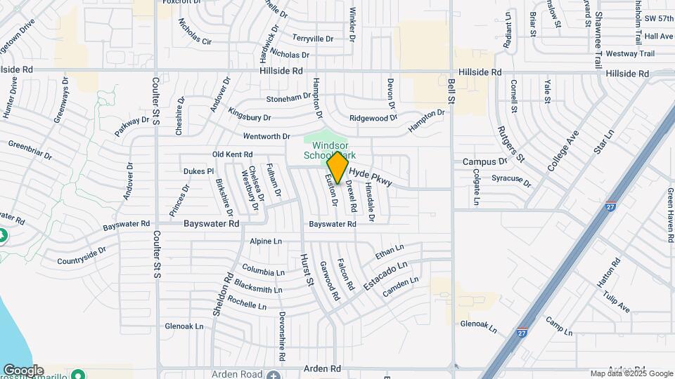 6411 Euston Dr Map and Location Details