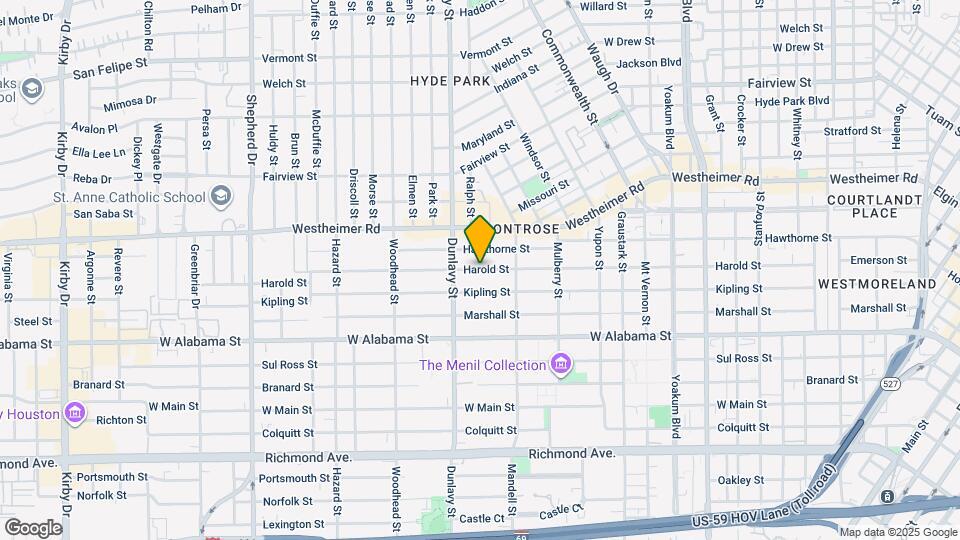 1659 Harold St Map and Location Details