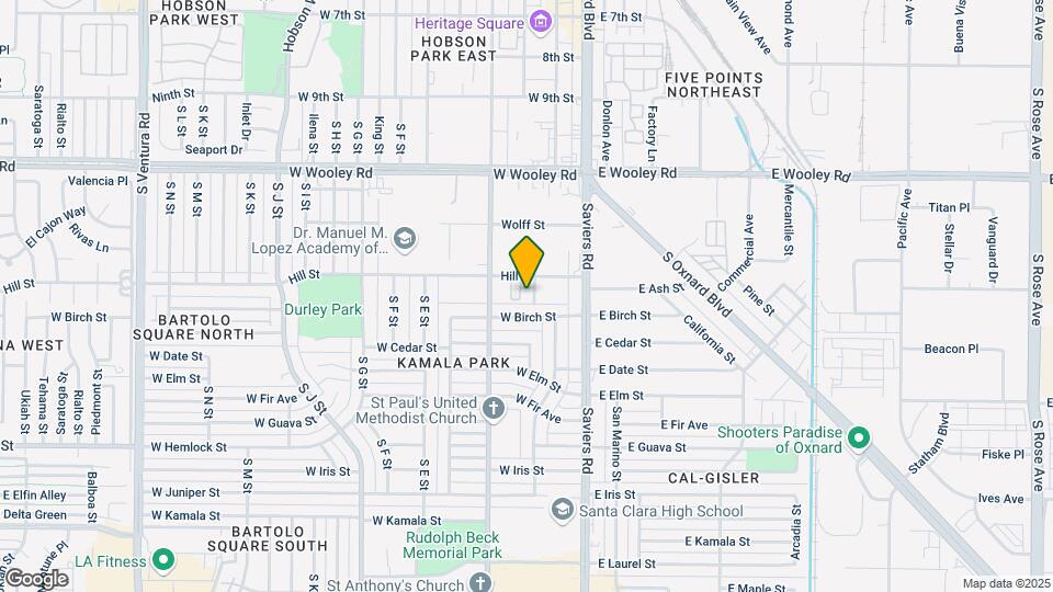1331 Benton Way Mapa y Detalles de la Ubicación