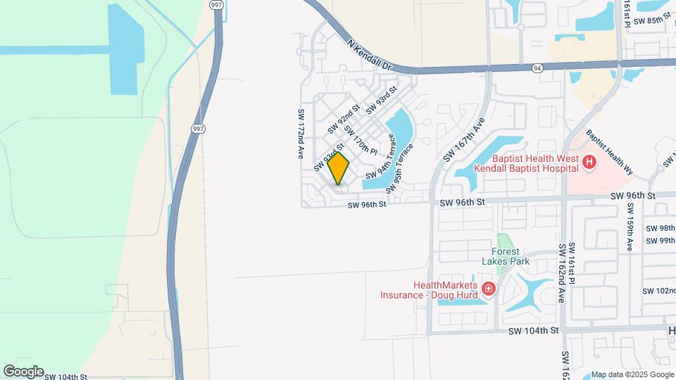 9505 SW 171st Ct-Unit -2 Map and Location Details