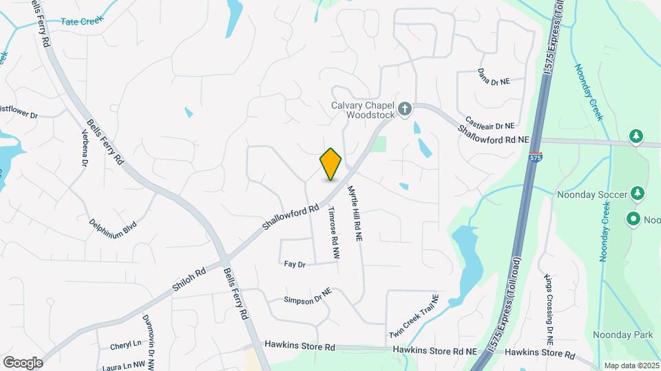 100 Shallowford Rd NW Map and Location Details
