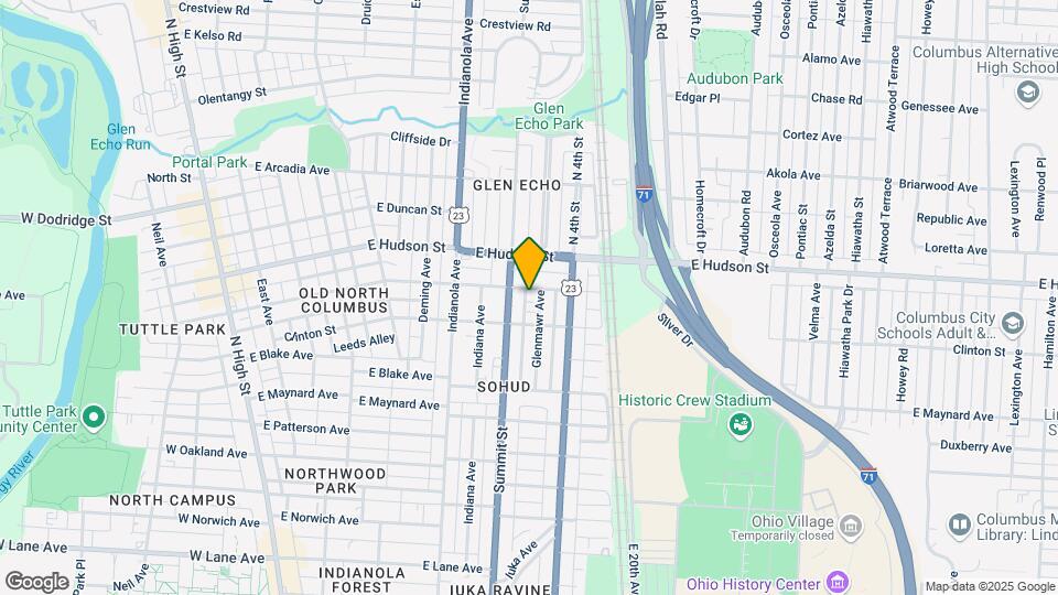 427-429-429 E Tompkins St Mapa y Detalles de la Ubicación