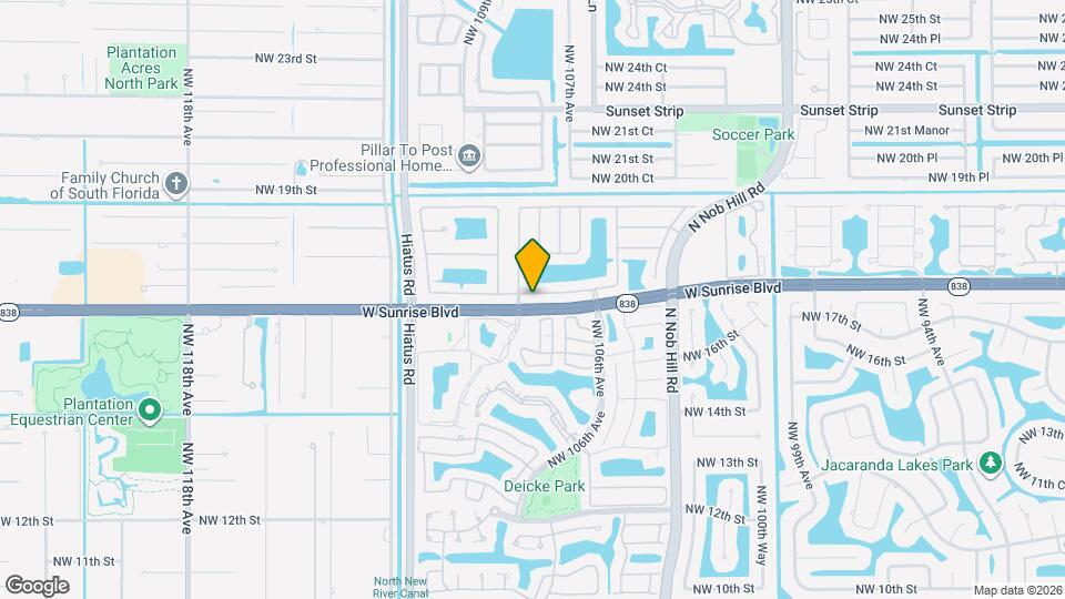 10760 NW 18th Ct Map and Location Details