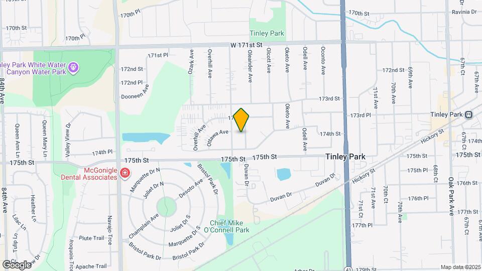 17358 Oleander Ave Map and Location Details