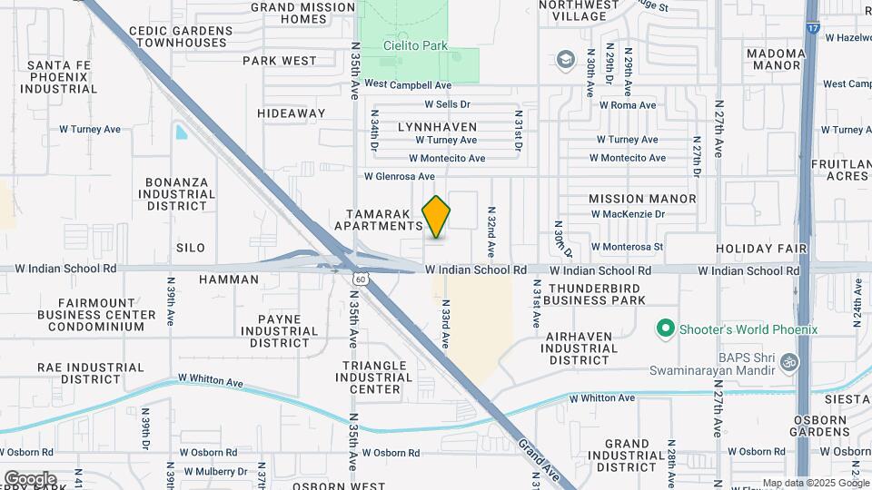 4129 N 33rd Dr Mapa y Detalles de la Ubicación