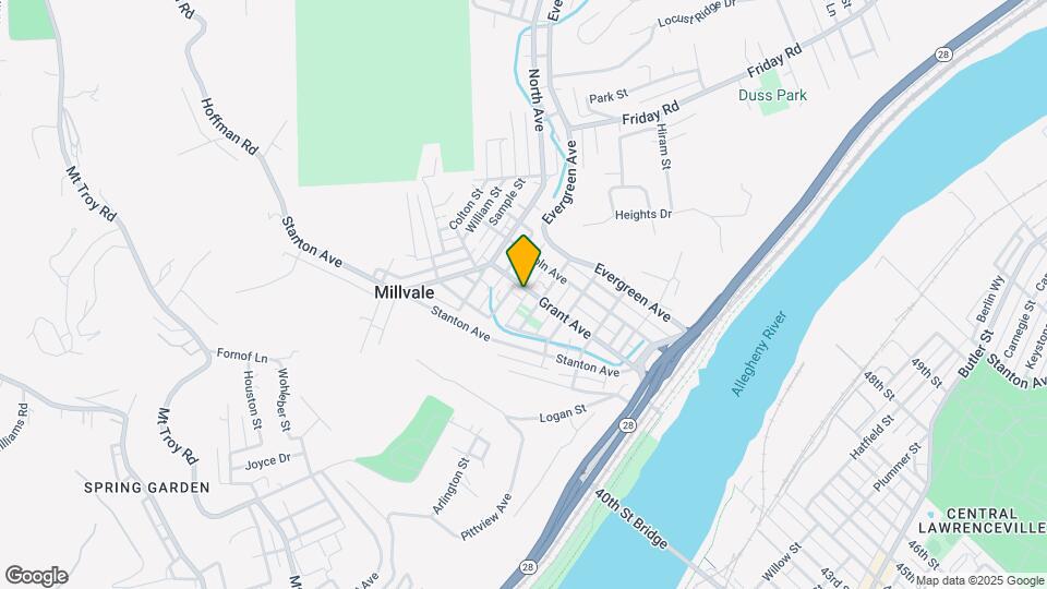 415 Grant Ave Map and Location Details