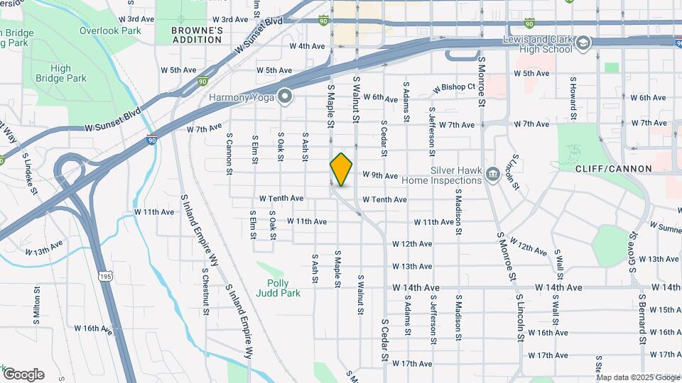 1520 W Tenth Ave Map and Location Details