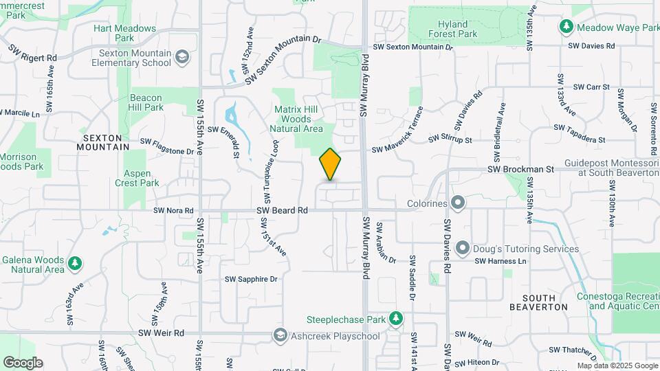 14741 SW Beard Rd Map and Location Details