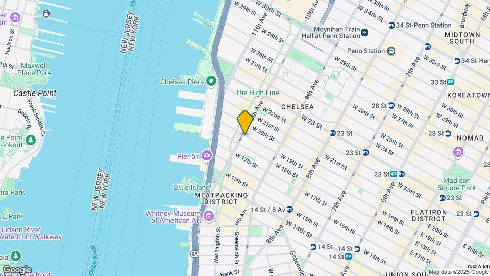 456 W 19th St Map and Location Details