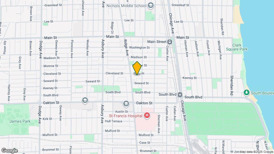 910 Reba Pl, Unit 2 Map and Location Details