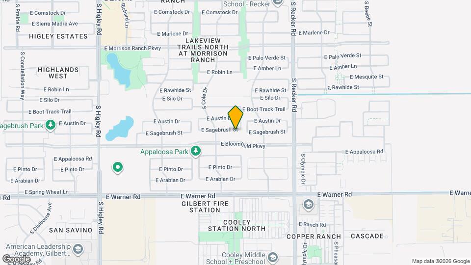 3761 E Sagebrush St Mapa y Detalles de la Ubicación