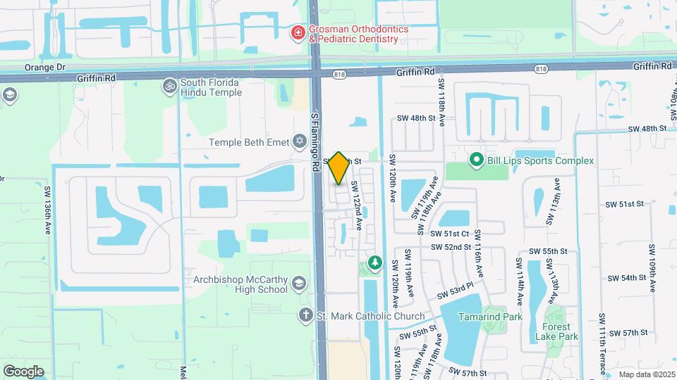 12267 SW 50th St Map and Location Details