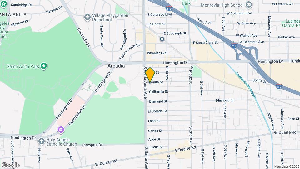 14 Bonita St, Unit F Map and Location Details