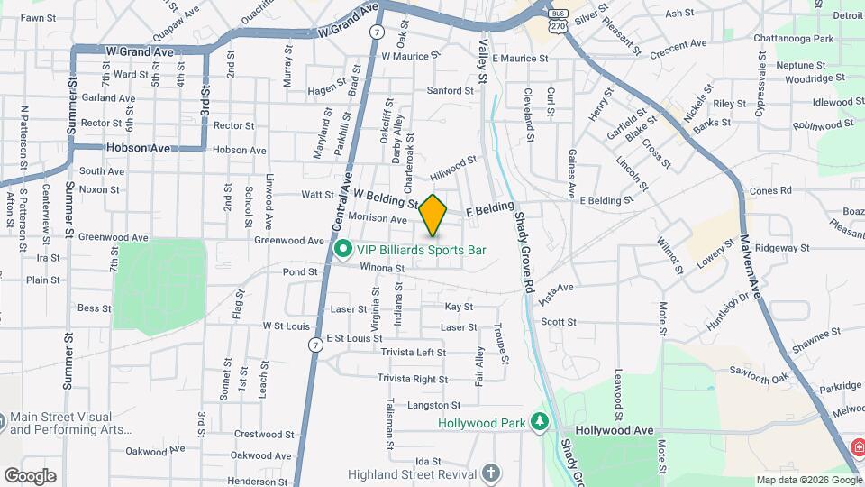 204 Alcorn St Map and Location Details