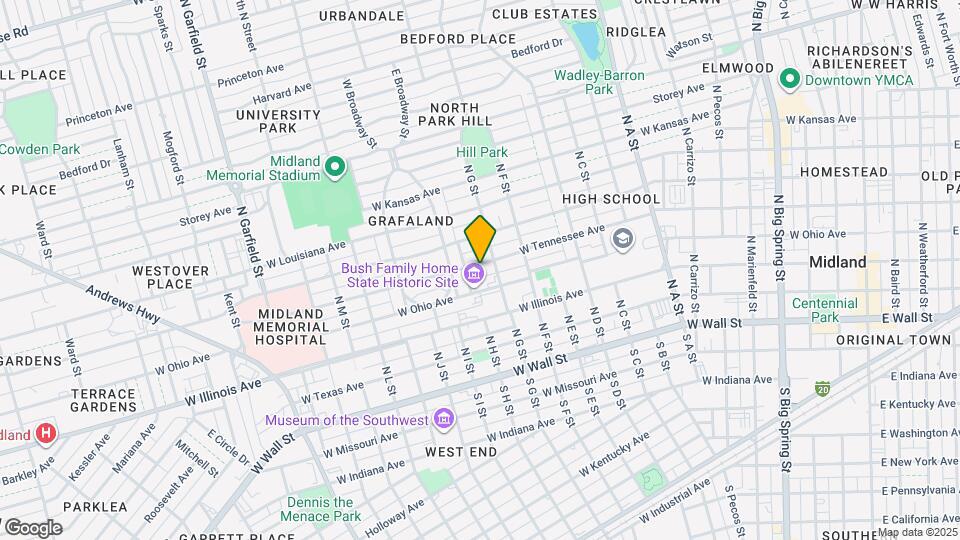 1405 W Tennessee Ave Map and Location Details