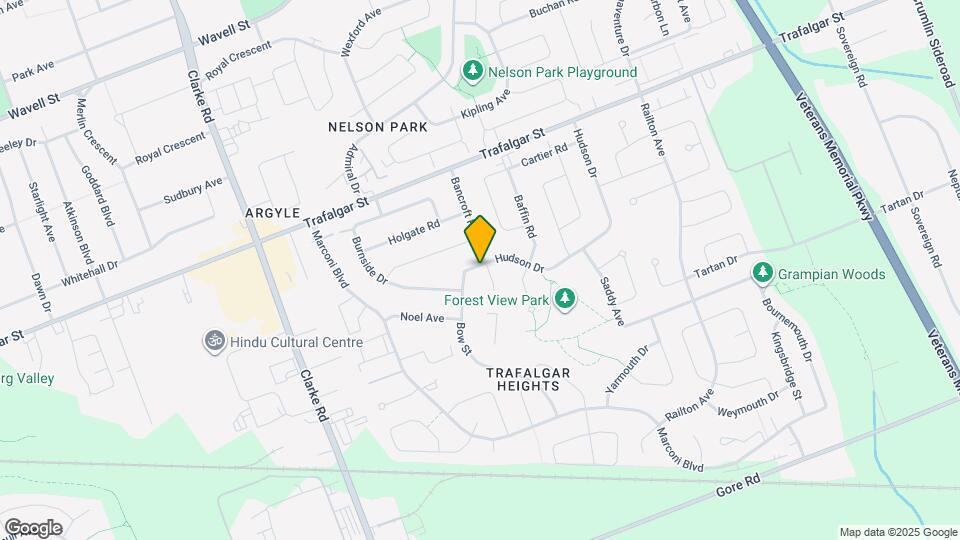 119 Bancroft Rd Map and Location Details