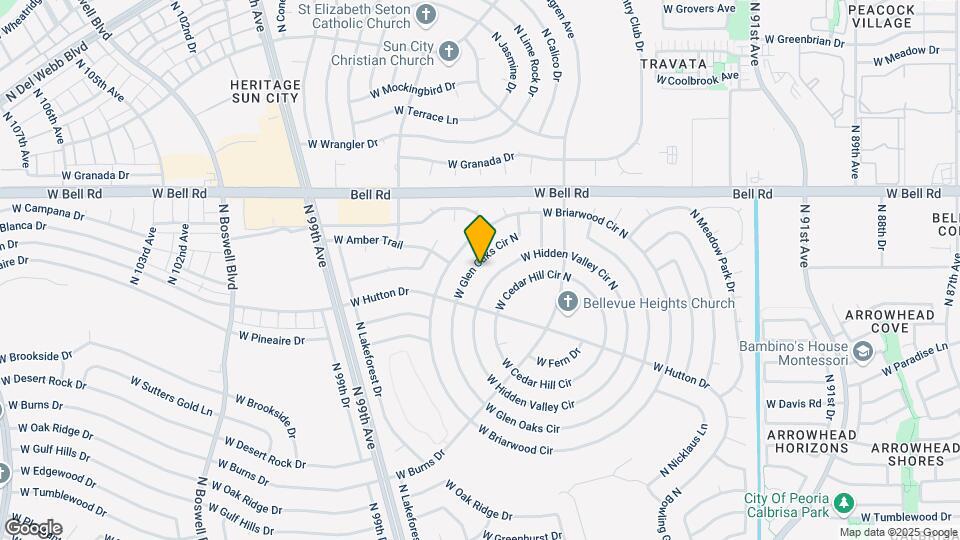 9617 W Glen Oaks Cir N Map and Location Details