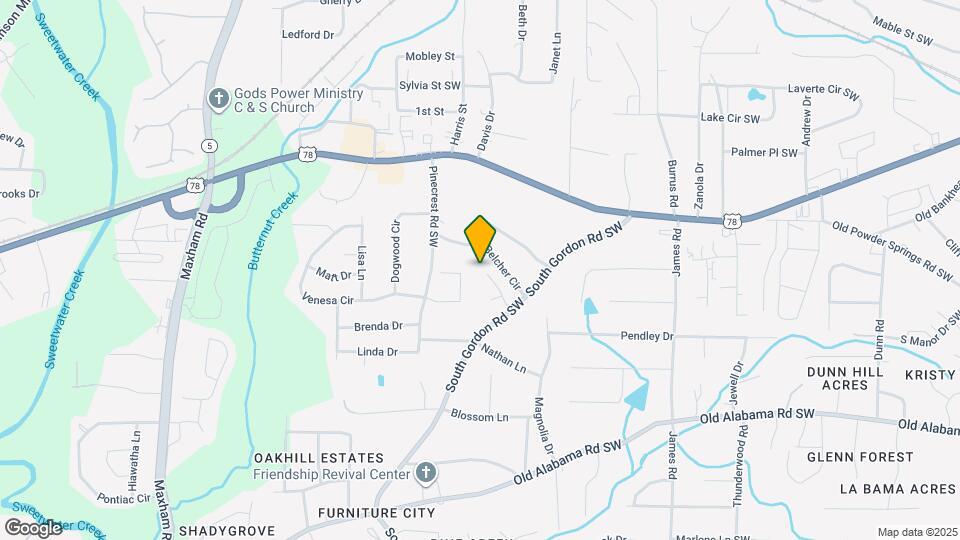 5702 Gordon Park Ct Map and Location Details