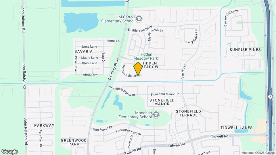 12534 Garden Gale Ln Map and Location Details