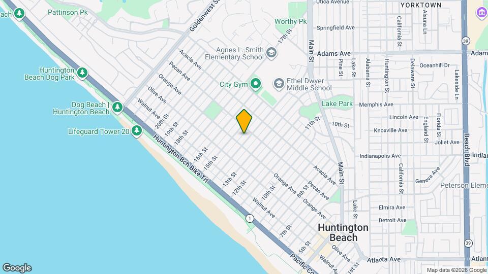 413 14th St, Unit B Mapa y Detalles de la Ubicación