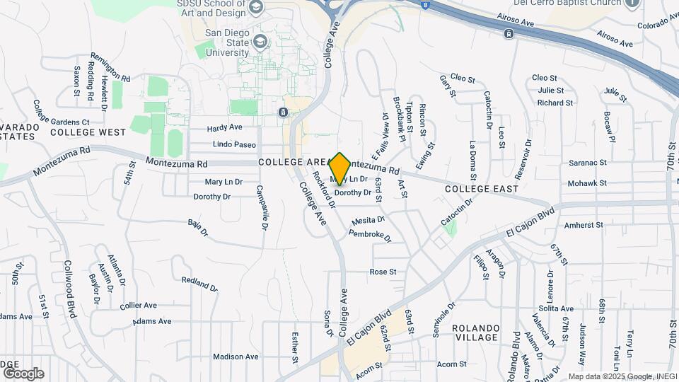 6136 Dorothy Dr Map and Location Details