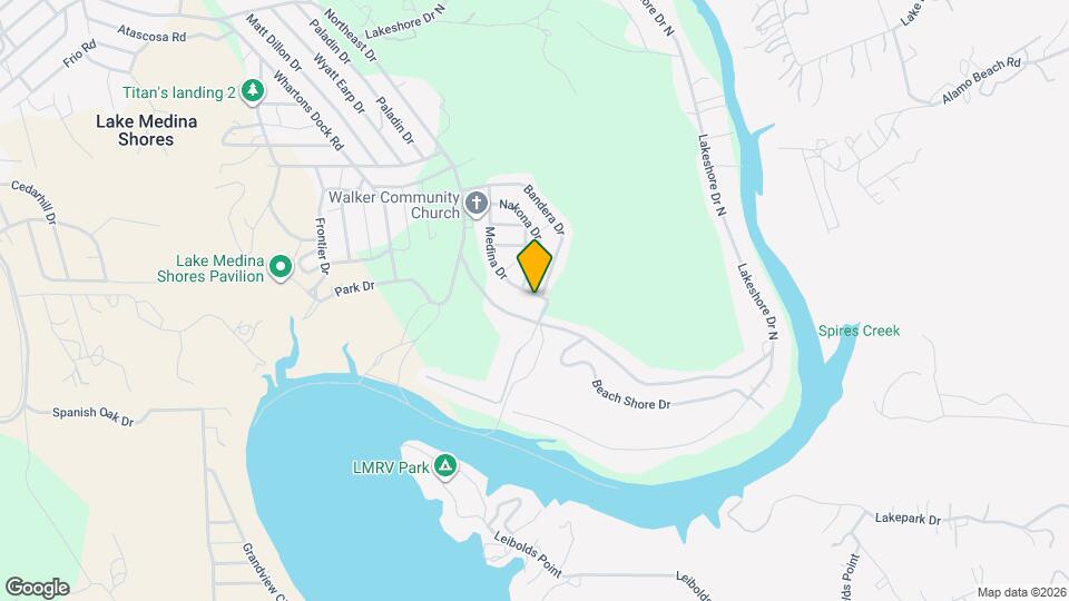 414 Medina Dr Map and Location Details