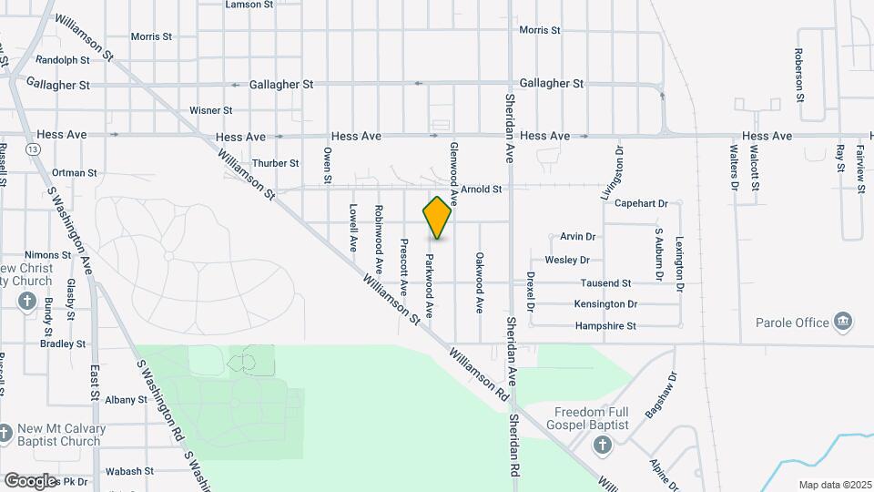 3226 Parkwood Ave Map and Location Details