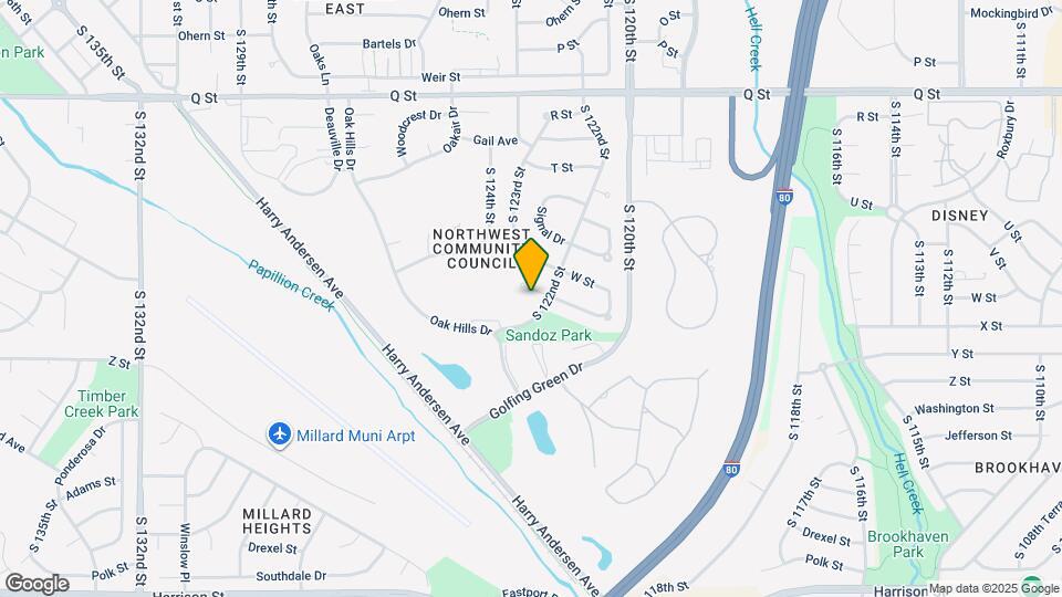 12217 Sandra Cir Map and Location Details