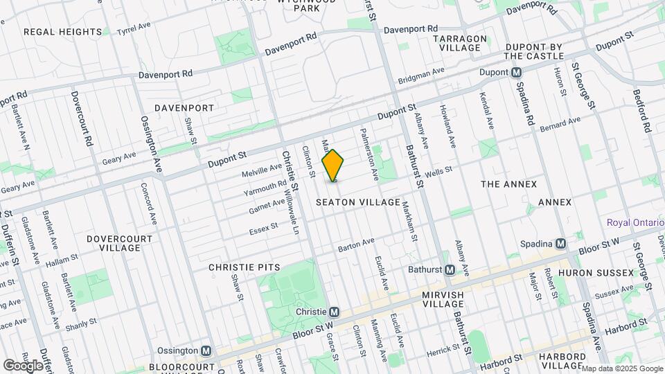 858 Manning Ave Map and Location Details