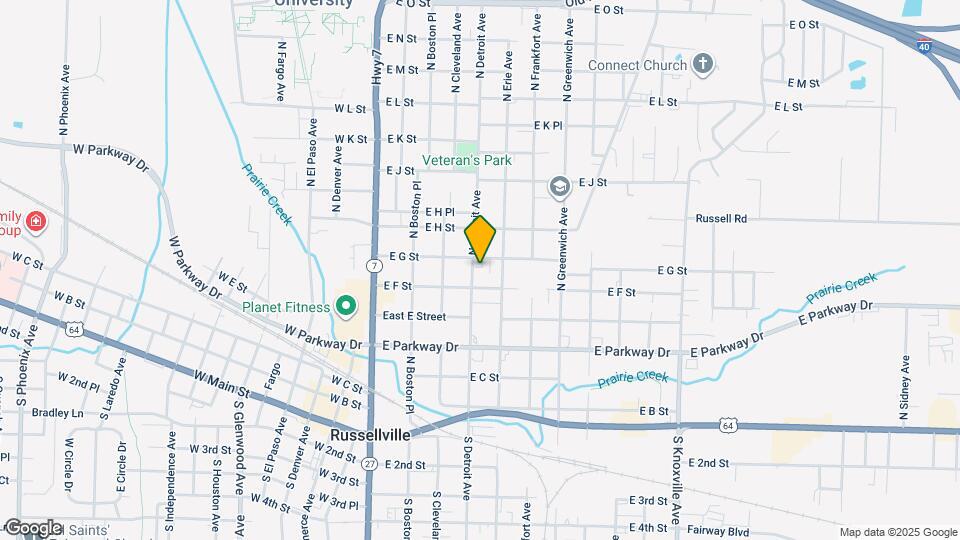 610 N Detroit Ave Map and Location Details
