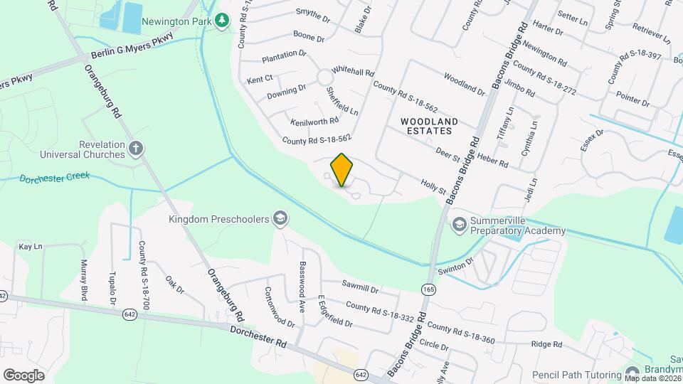 100 Chinquapin Dr Mapa y Detalles de la Ubicación