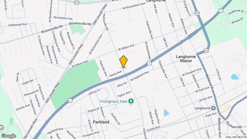 545 Hulmeville Rd, Unit in law suite Mapa y Detalles de la Ubicación