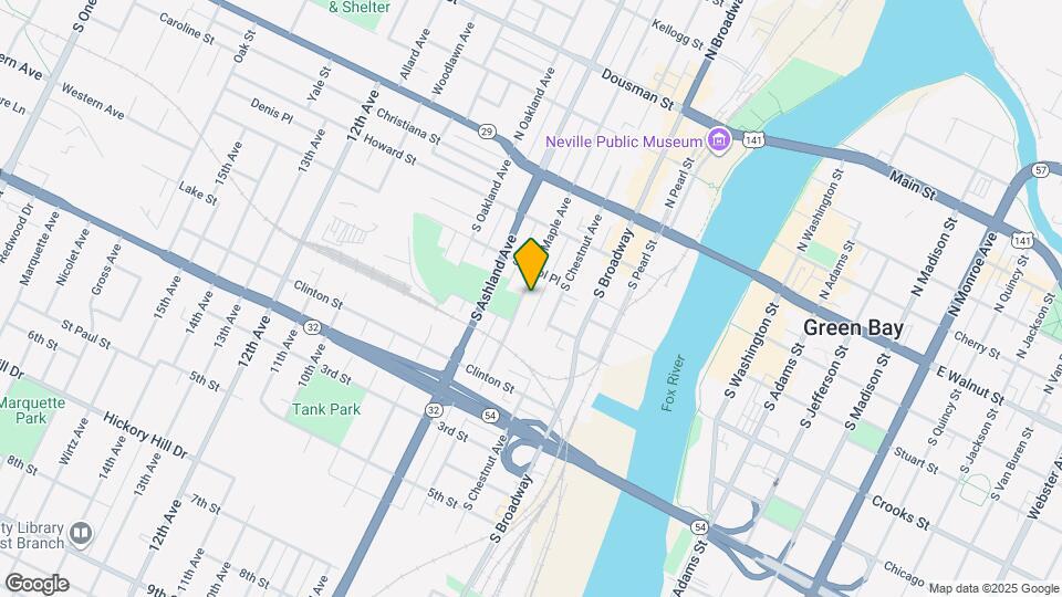 319 S Maple Ave Map and Location Details